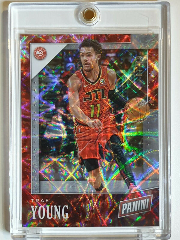 2019 Panini Black Trae Young #12 FUTURE FRAMES Prizm /99 - Ready to Grade