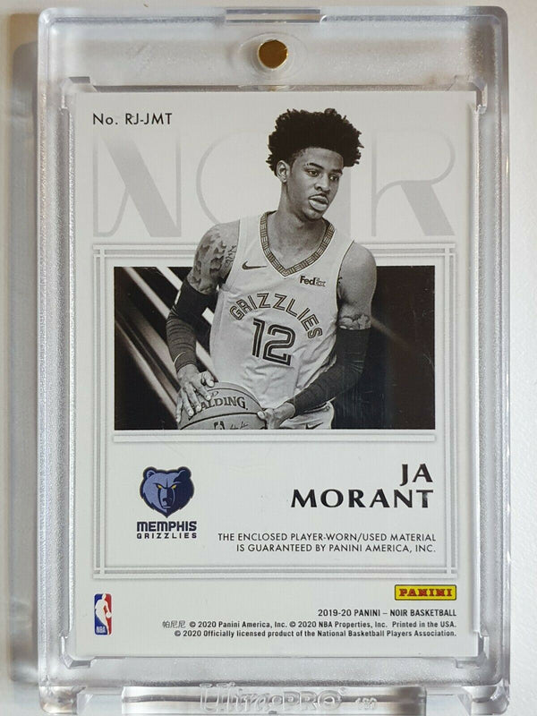 2019 Noir Ja Morant Rookie #PATCH /99 JUMBO Worn Jersey - Ready to Grade