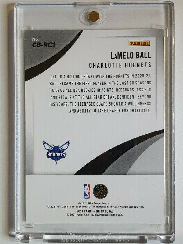 2021 Panini National LaMelo Ball Rookie #CB-RC /99 CASE BREAKER - Rare