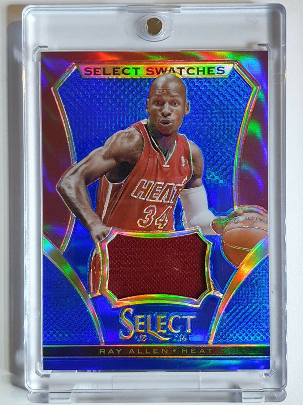 2013 Select Ray Allen #PATCH /49 BLUE HOLO Game Worn Jersey Relic - Rare