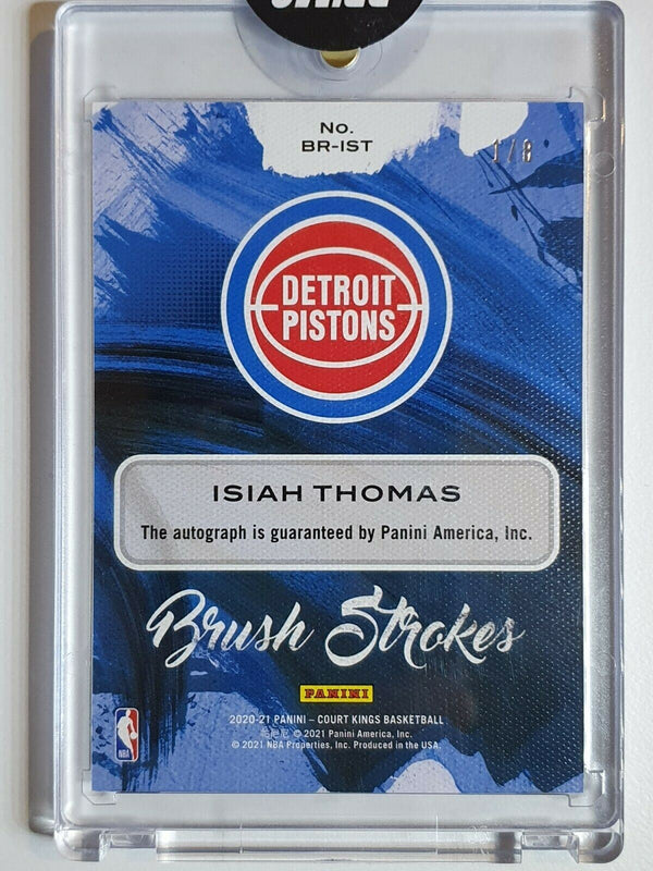 2020 Panini Court Kings Isiah Thomas Autograph (Auto) PINK /8 - Very Rare