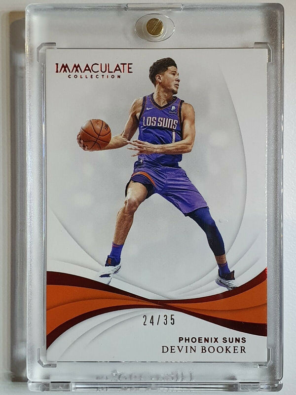 2018 Panini Immaculate Devin Booker #21 RED /35 Edition - Ready to Grade