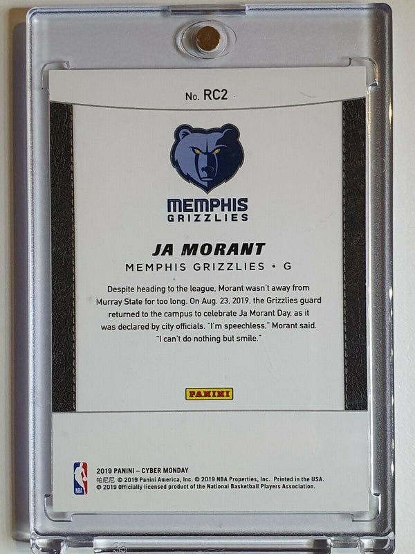 2020 Panini Ja Morant Rookie #RC2 SWIRLORAMA Prizm Rare - Ready to Grade