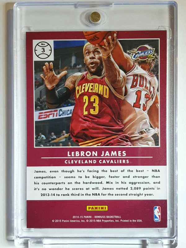 2014 Panini Donruss LeBron James #3 SWIRLORAMA Prizm - Ready to Grade