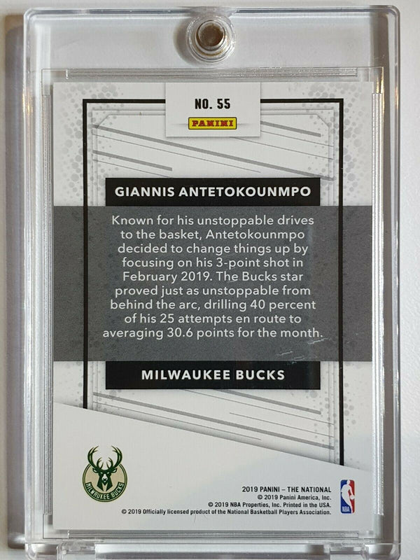 2019 Panini Giannis Antetokounmpo #55 ESCHER SQUARES /25 - Ready to Grade