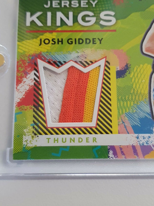 2021 Donruss Josh Giddey Rookie GOLD /25 PRIME PATCH Jersey Kings - Rare Gem