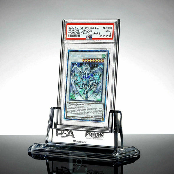 Official PSA Card Stand - Clear Acrylic Stand for Graded Card Display / Slab