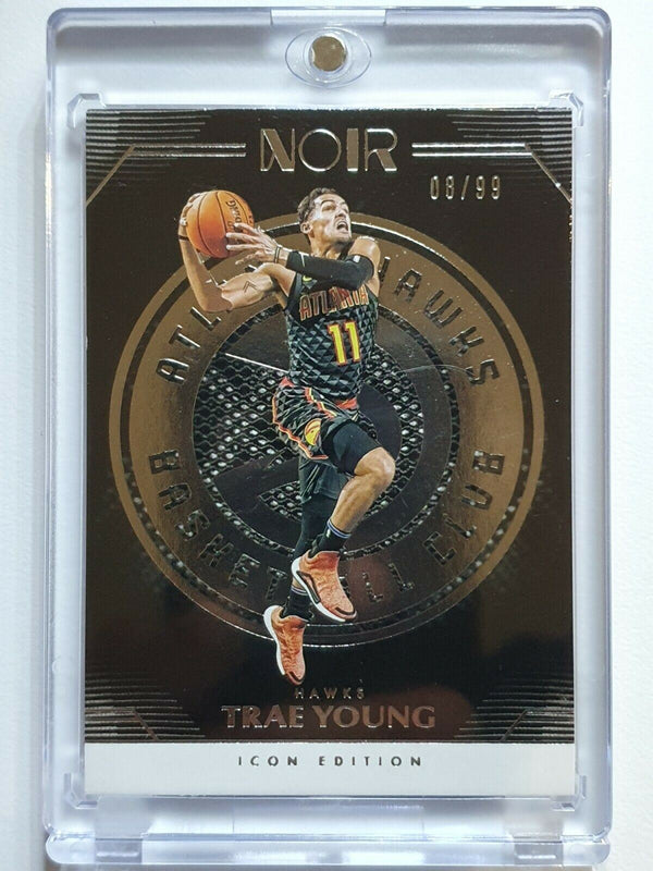 2019 Panini Noir Trae Young #116 ICON Edition /99 - Ready to Grade