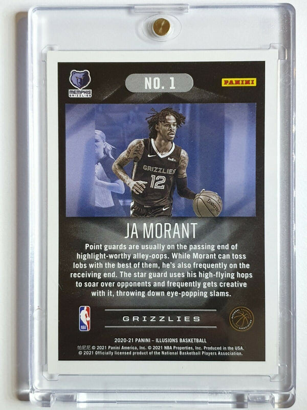 2020 Panini Illusions Ja Morant #1 RUBY /125 Holo - Ready for Grading