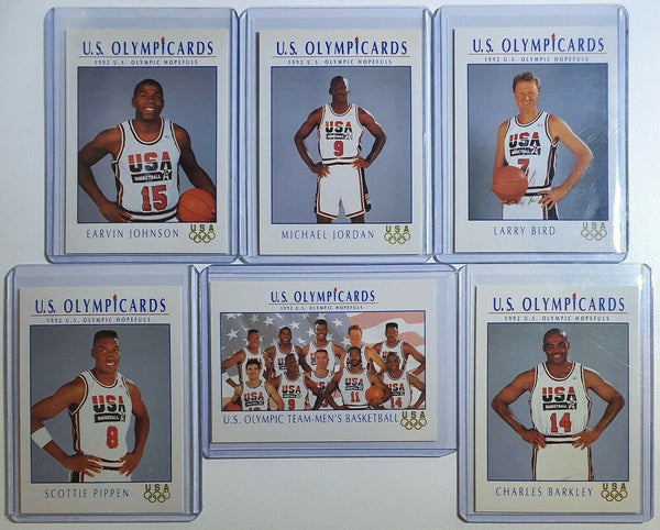 1992 Impel Olympicards USA Basketball Dream Team FULL SET with TEAM CARD - Rare