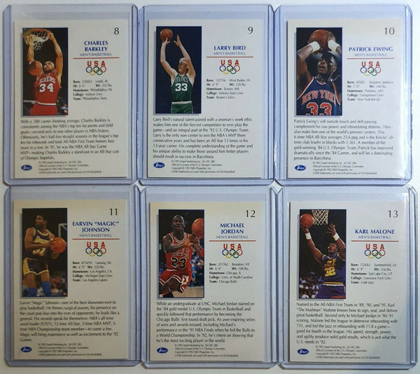 1992 Impel Olympicards USA Basketball Dream Team FULL SET with TEAM CARD - Rare