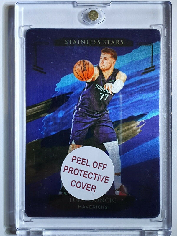 2020 Panini Impeccable Luka Doncic #20 BLUE /75 Stainless Stars - Rare