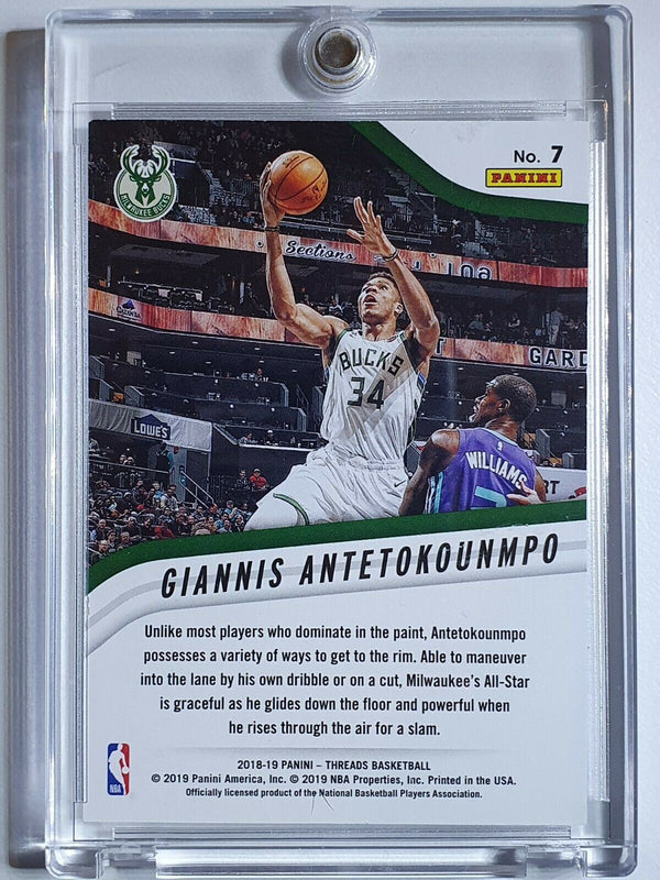 2018 Threads Giannis Antetokounmpo High Octane #7 PREMIUM /199 - Rare