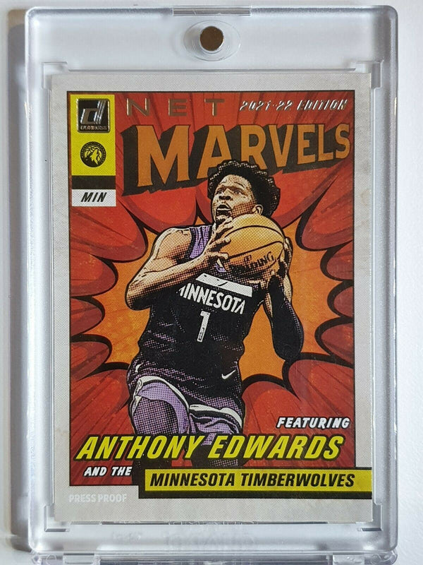 2021 Donruss Anthony Edwards #11 NET MARVELS - Ready to Grade