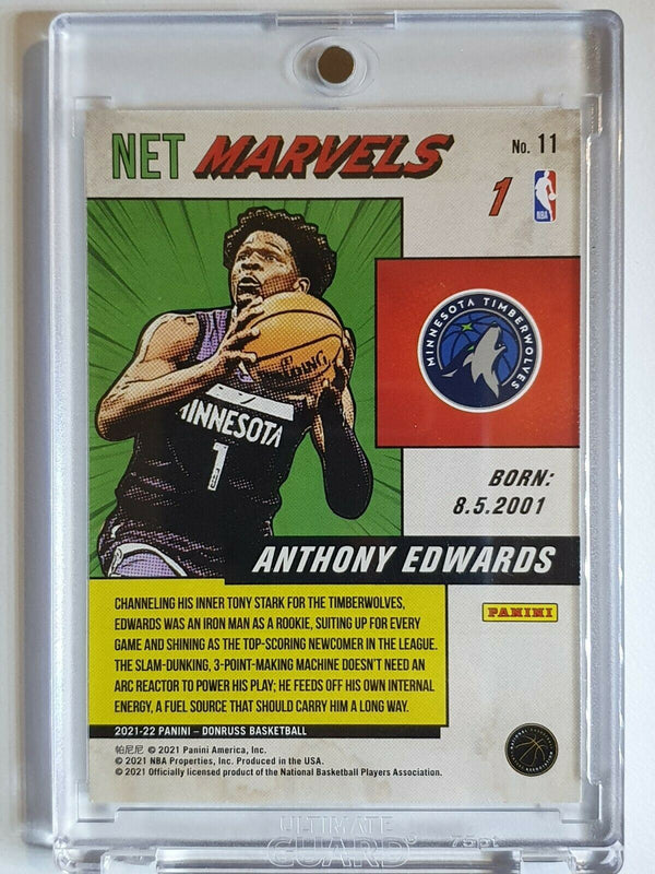 2021 Donruss Anthony Edwards #11 NET MARVELS - Ready to Grade