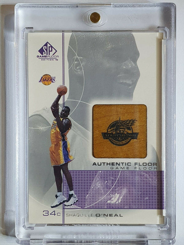 2001 Upper Deck SP Shaquille O'Neal GAME FLOOR Lakers - Rare Gem