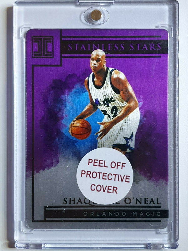 2019 Impeccable Shaquille O'Neal PURPLE /49 Stainless Stars - Ready to Grade