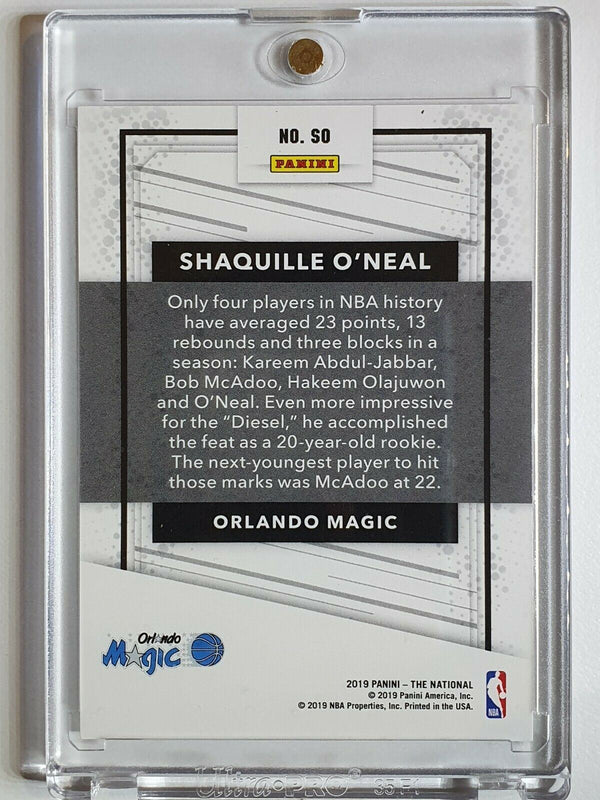 2019 Panini National Shaquille O'Neal INFINITE LAZER /50 - Ready to Grade