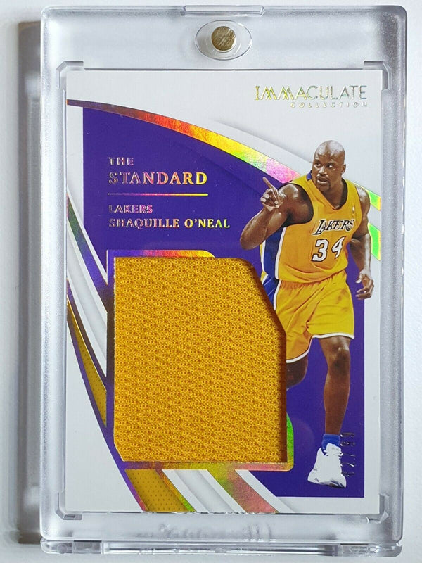 2020 Immaculate Shaquille O'Neal #PATCH /99 Game Worn Jersey - Rare