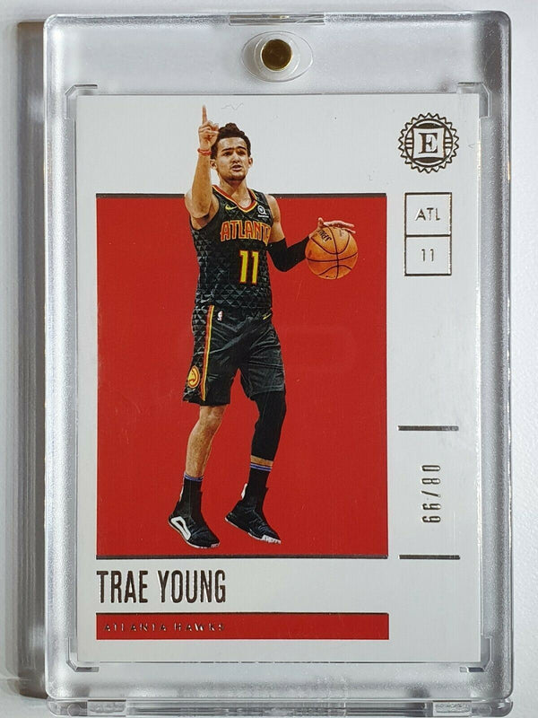 2019 Panini Encased Trae Young #39 SILVER /99 - Ready to Grade