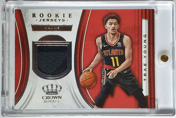 2018 Crown Royale Trae Young #Rookie Patch (Game Worn Jersey) - Rare