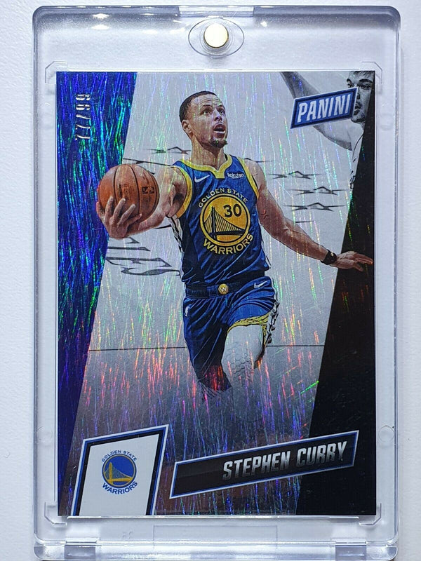 2019 Panini National Stephen Curry #52 ELECTRIC RAIN /99 Holo - Ready to Grade