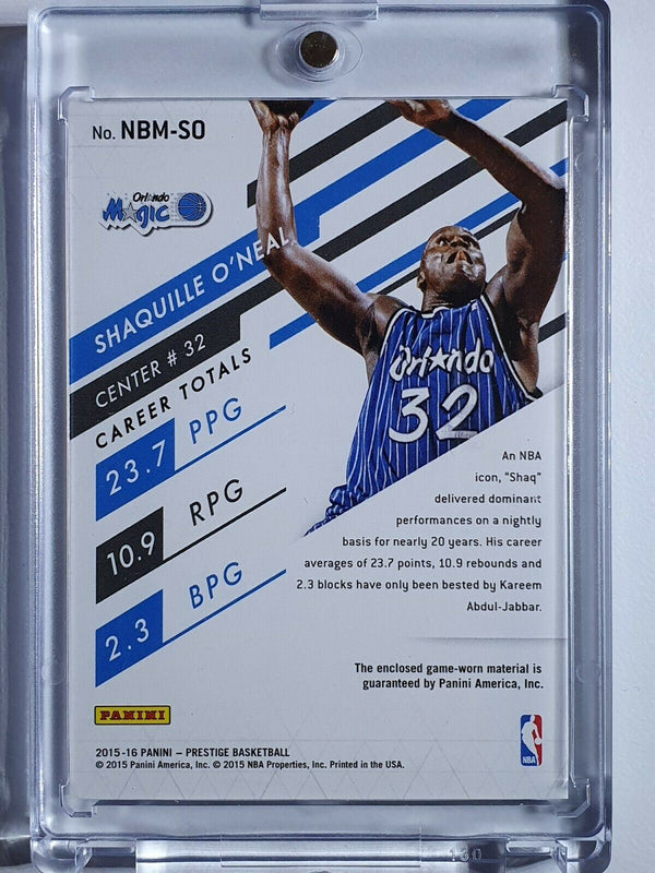 2005 Upper Deck Sweet Shot Shaquille O'Neal #PATCH /50 Game Worn