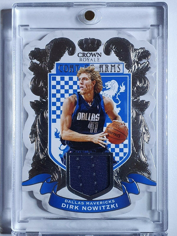 2020 Crown Royale Dirk Nowitzki #Patch Game Worn Jersey - Ready to Grade