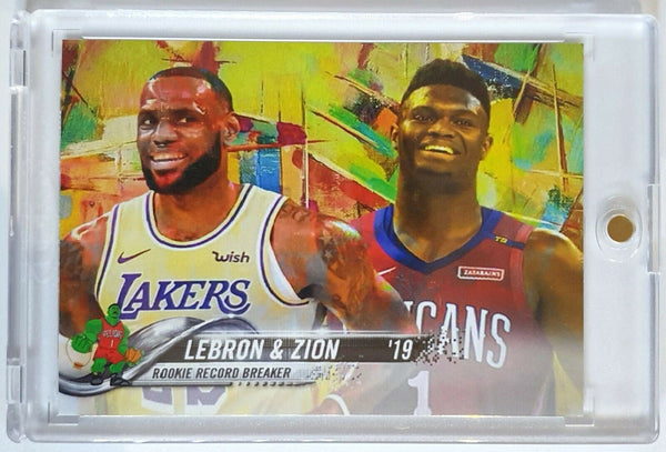 Rookie Record Breaker Lebron James vs Zion Williamson /1000 - Ready to Grade