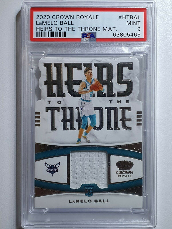 2020 Panini Crown Royale Lamelo Ball Rookie #PATCH Die Cut - PSA 9 (POP 2)