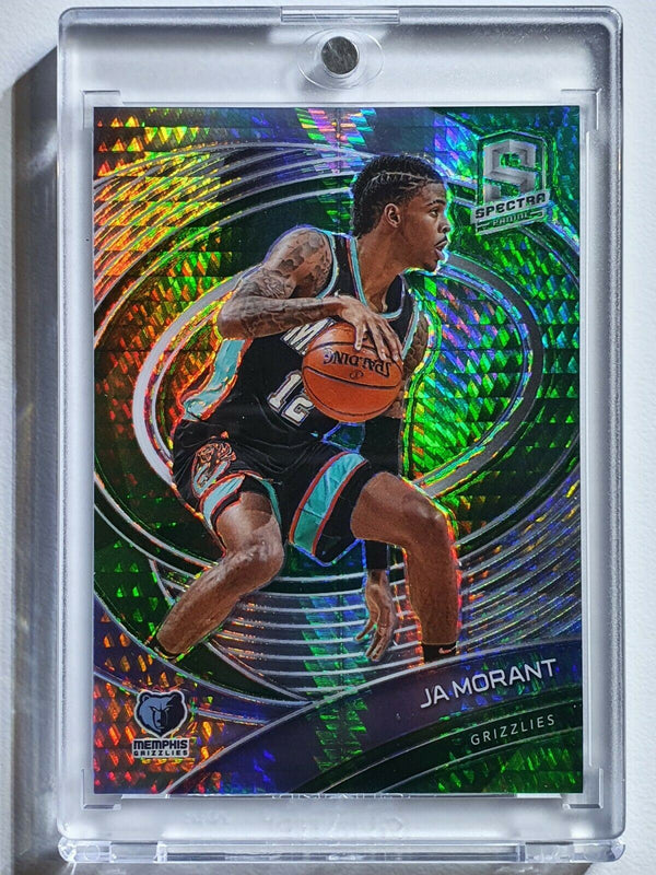 2020 Spectra Ja Morant #44 Variation GREEN Prizm - Rare