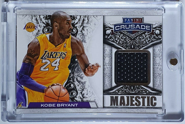 2013 Crusade Kobe Bryant #48 #PATCH /299 Game Worn Jersey - Ready to Grade