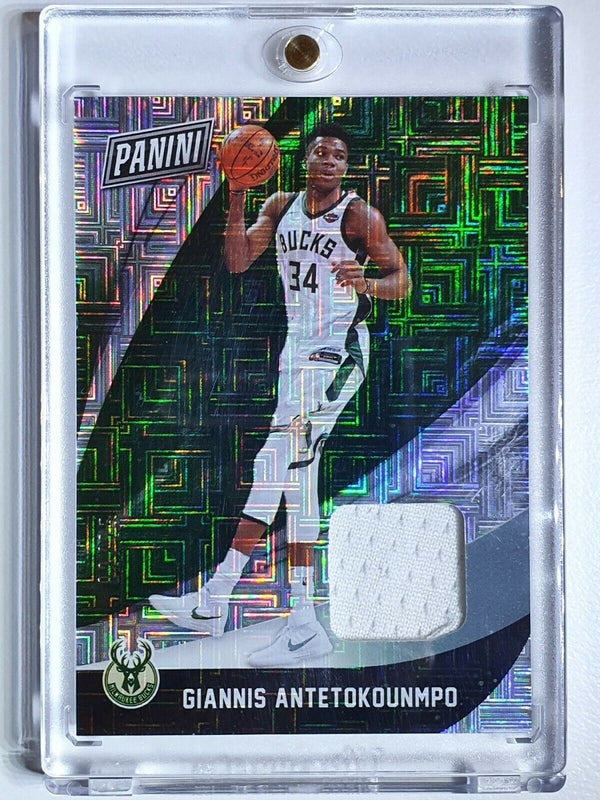 2018 Panini Giannis Antetokounmpo #PATCH ESCHER SQUARES /25 - Ready to Grade