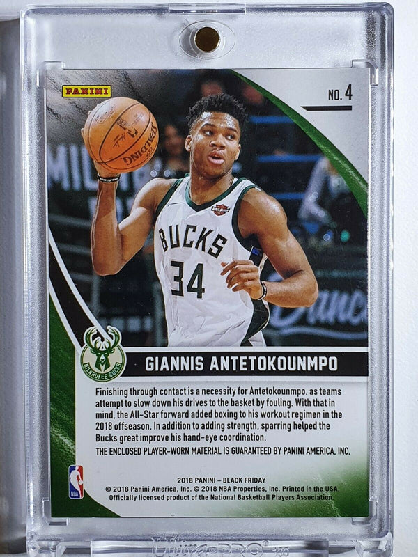 2018 Panini Giannis Antetokounmpo #PATCH ESCHER SQUARES /25 - Ready to Grade