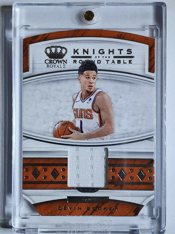 2019 Crown Royale Devin Booker #PATCH Player Worn Jersey - Ready to Grade