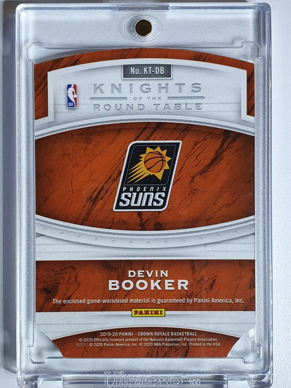 2019 Crown Royale Devin Booker #PATCH Player Worn Jersey - Ready to Grade