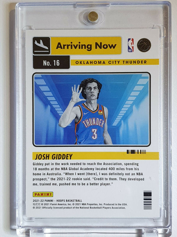 2021 NBA Hoops Josh Giddey Rookie #16 HOLO Arriving Now RC - Ready to Grade