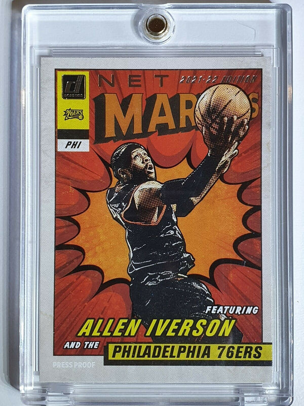 2021 Panini Donruss Allen Iverson #14 NET MARVELS - Ready to Grade