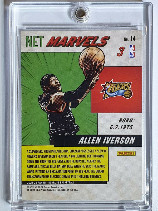 2021 Panini Donruss Allen Iverson #14 NET MARVELS - Ready to Grade