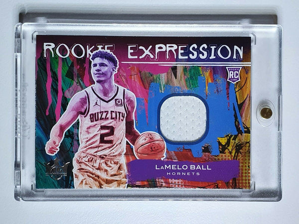 2020 Panini Court Kings LaMelo Ball #PATCH Rookie Expression Jersey