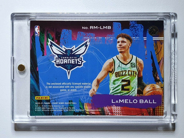 2020 Panini Court Kings LaMelo Ball #PATCH Rookie Expression Jersey