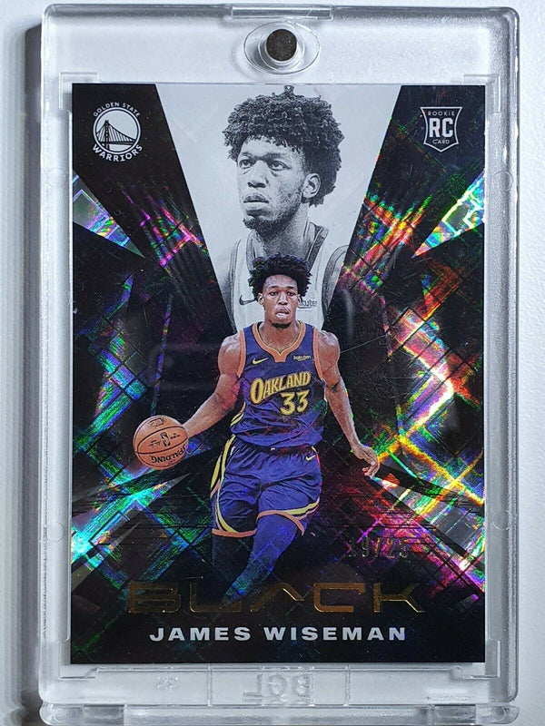 2020 Panini Black James Wiseman Rookie #68 DIAMOND AWE /25 Prizm RC - Rare