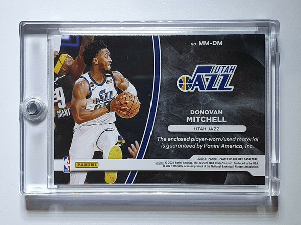 2020 Panini Donovan Mitchell #PATCH EXPLOSION HOLO /99 Game Worn - Rare