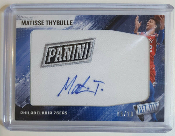 2019 Panini Matisse Thybulle #PATCH AUTO /10 Logo - Very Rare