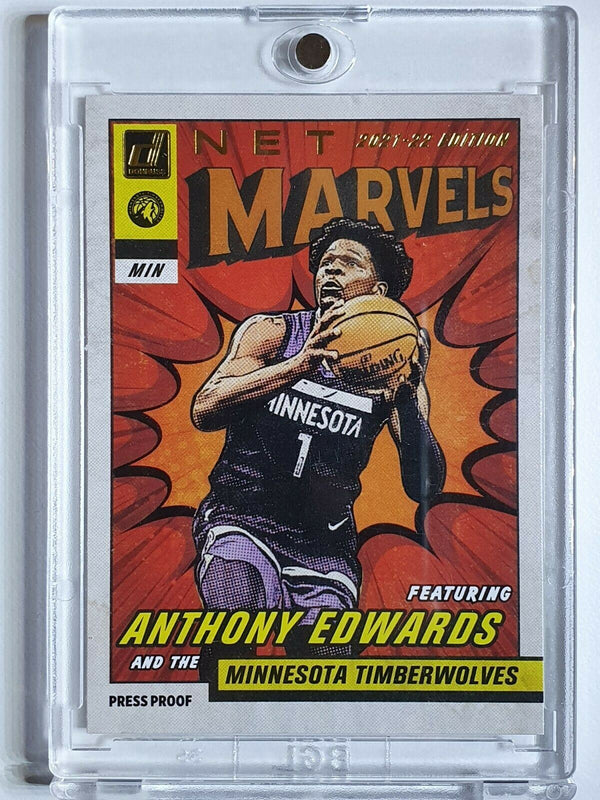 2021 Donruss Anthony Edwards #11 Net Marvels PRESS PROOF - Ready to Grade