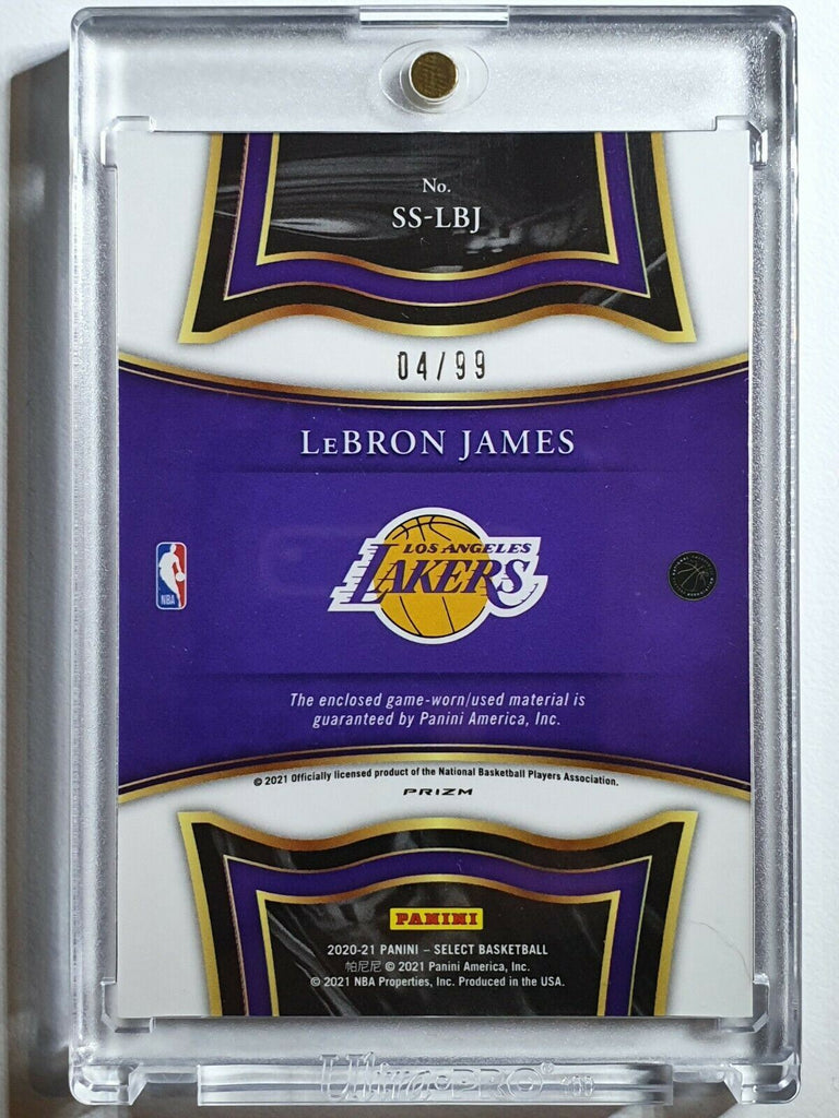 LeBron James Los Angeles Lakers 2021 Christmas Day Game Worn