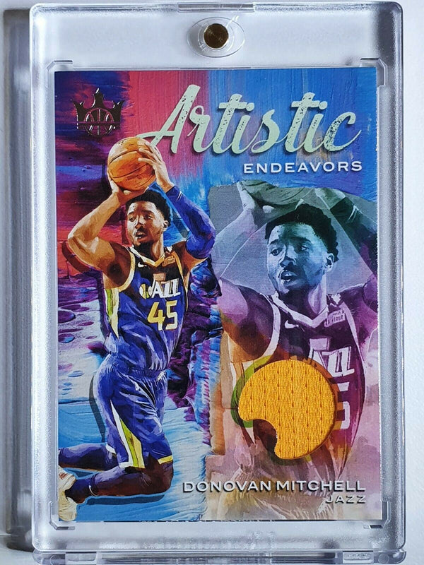 2020 Court Kings Donovan Mitchell #PATCH /149 Game Worn Jersey - Ready to Grade