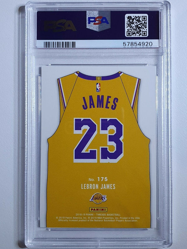 2018 Panini Threads Lebron James #175 DAZZLE Prizm - PSA 9 (Low POP)