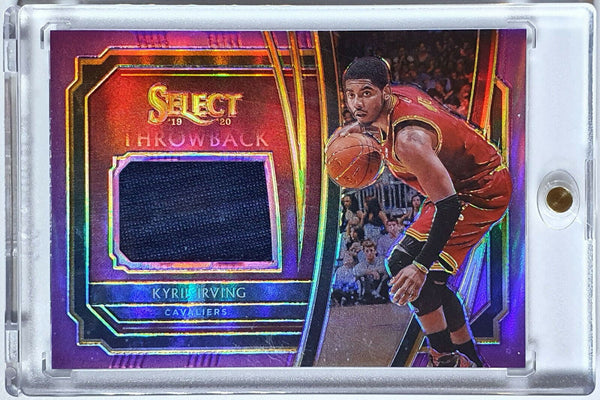 2019 Select Kyrie Irving #Patch PURPLE /99 Game Worn jersey - Ready for Grading