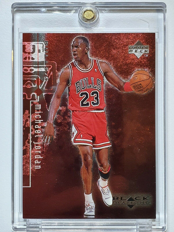 1998 UD Michael Jordan Black Diamond #5 DOUBLE RED /3000 - Ready to Grade